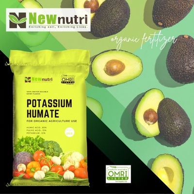 Customized Potassium Humate Flakes Powder Granule PH 9-11